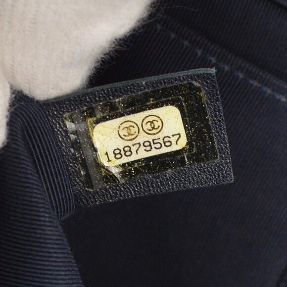 Boy Chanel Navy Cube Embossed Lambskin Medium Shoulder Bag XX05381 - Picture 7 of 7